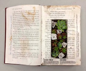 Collaboration between artists and writers: planting a live Secret Garden